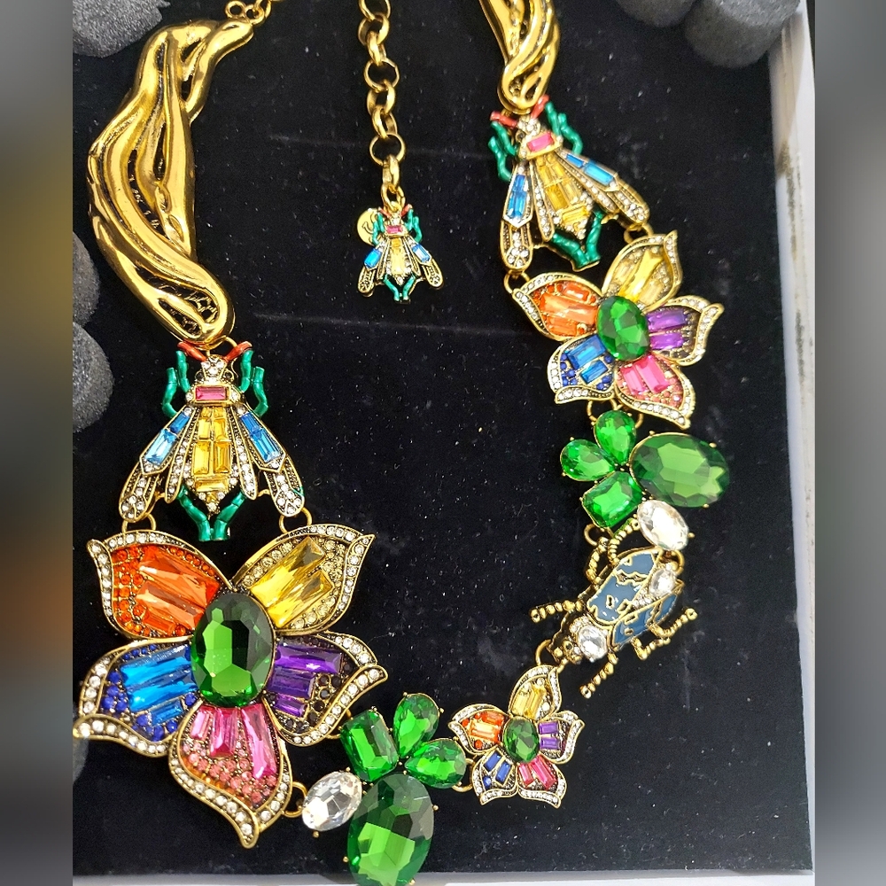 SJ Colorful Gemstone Necklace